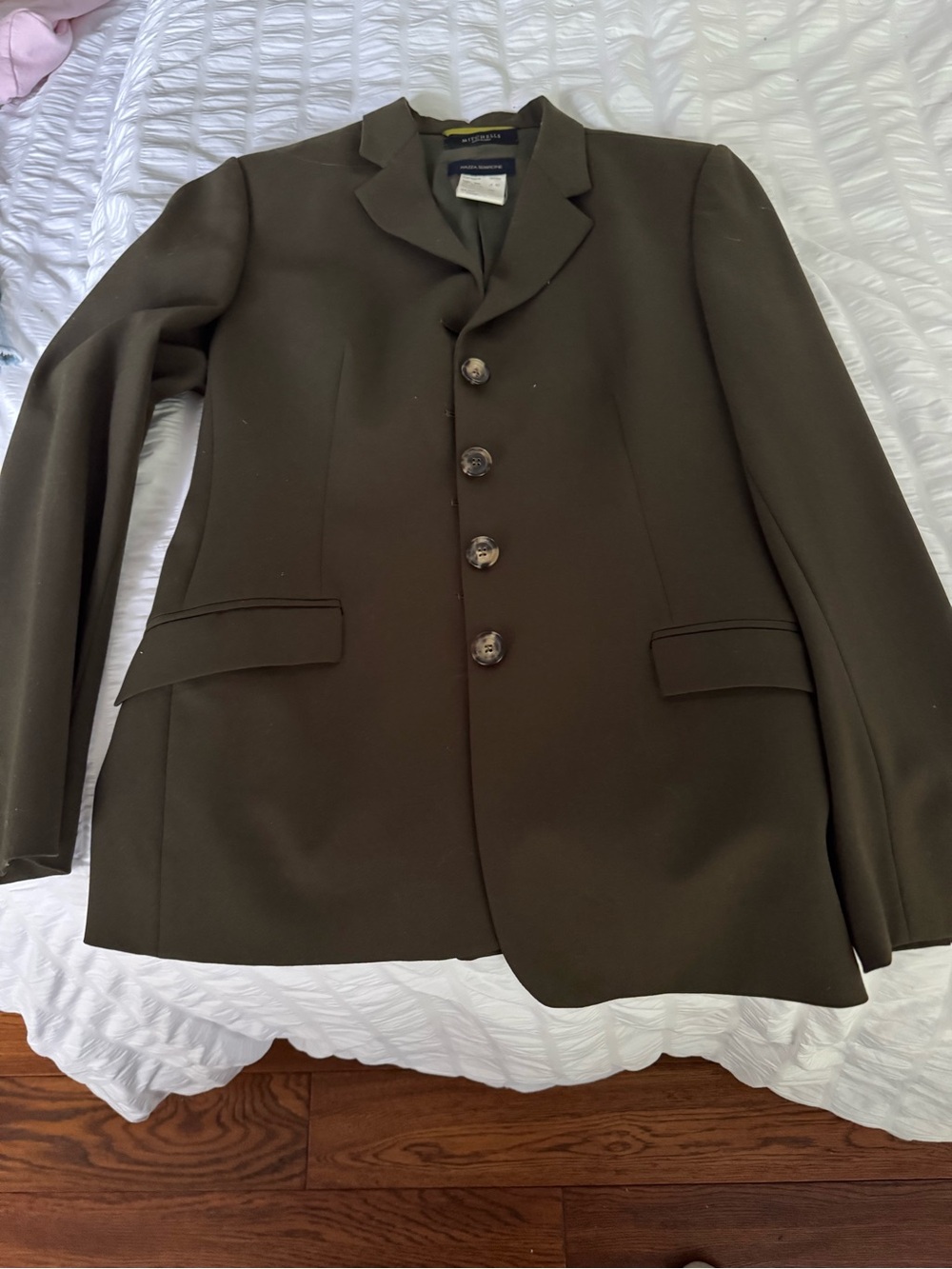 Classic Women's Blazer in Dark Olive